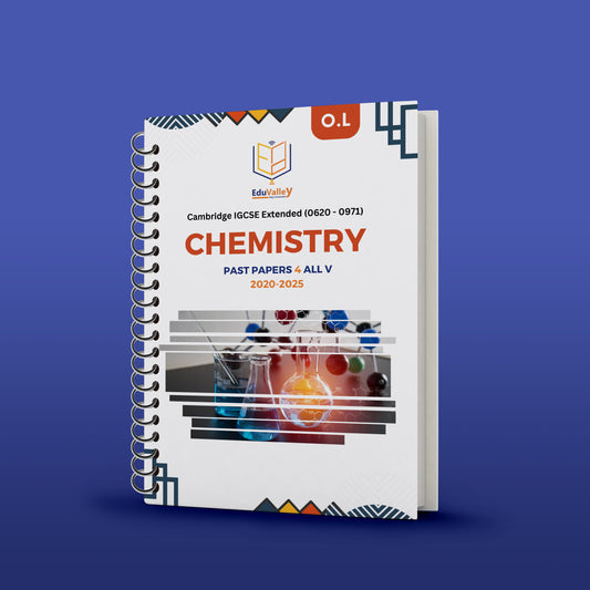 Cambridge O.L Chemistry (0620/0971) P.P Paper: 2,4,6 From 20-25 All Variants.