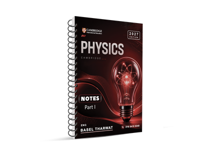 Cambridge Pre-IG Physics (0625/0972) Paper 1,3,6 Notes Classifiedwith QR Mark Scheme Dr. Basel Tharwat Edition 2026-2027