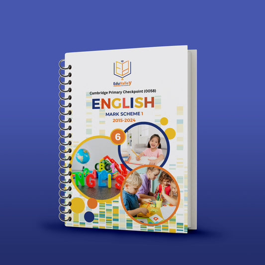 كامبريدج الابتدائية (السنة السادسة) اللغة الإنجليزية (0844/0058) PP P1&amp;2 من 2015 إلى 2024