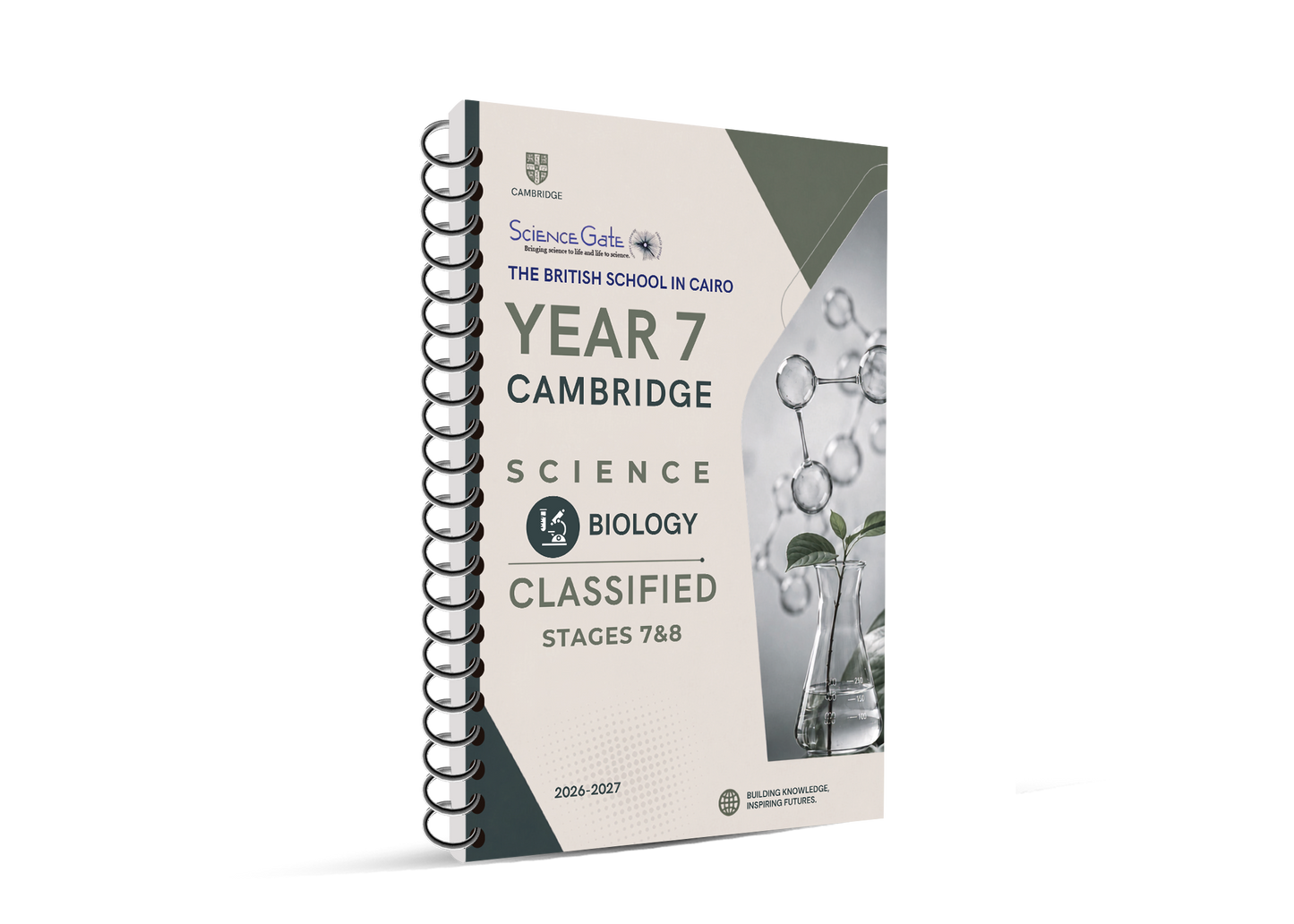 Year 7 Science Gate (0893) – Classified with QR Mark Scheme  (2026–2027) British School in Cairo