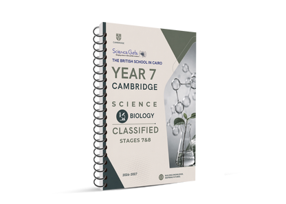 Year 7 Science Gate (0893) – Classified with QR Mark Scheme  (2026–2027) British School in Cairo