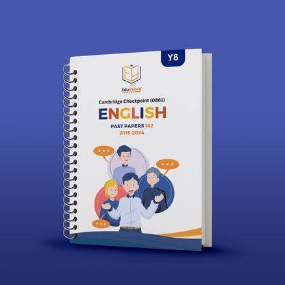 نقطة تفتيش كامبريدج 2 السنة 8 اللغة الإنجليزية (0861) PP P1&amp;2 من 2015 إلى 2024