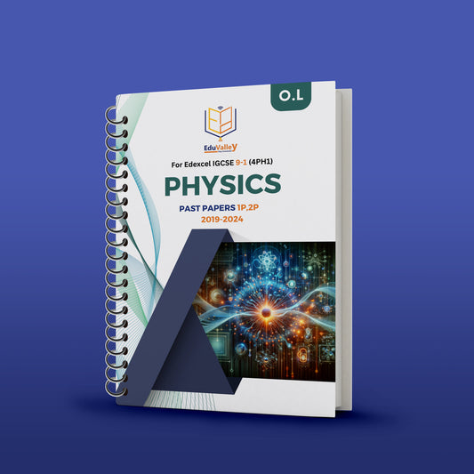 Edexcel OL Physics (4PH1) PP Paper: 1P،2P من 19 إلى 24.