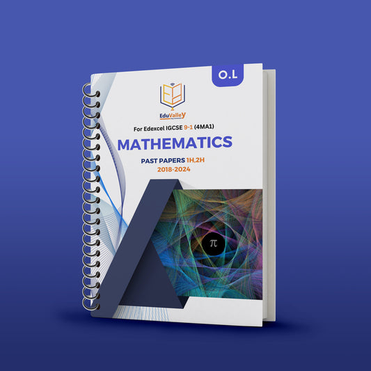 ورقة Edexcel OL Maths A (4MA1) PP: 1H و2H من 19 إلى 24.