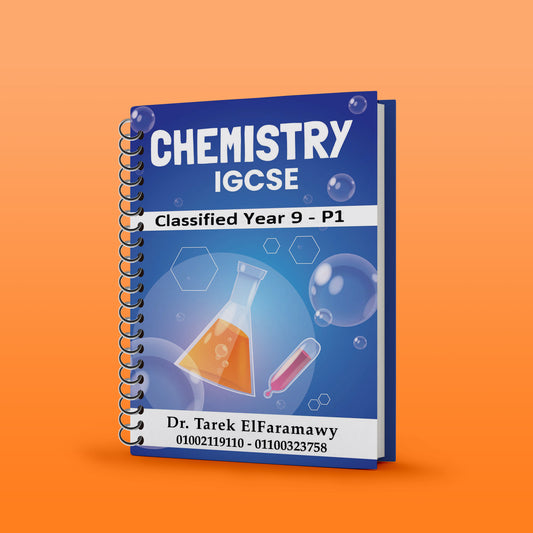 Cambridge Pre - IG Chemistry Classified with Answers , Past Papers & Notes Package -  Dr. Tarel El-Faramawy ( 2026 )