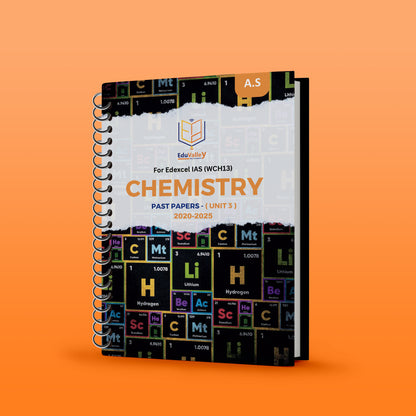 Edexcel AS Chemistry ( WCH12/01 ) , ( WCH13/01 ) - Past Papers with Mark Scheme & Notes Package - Dr. Tarel El-Faramawy ( 2026 )