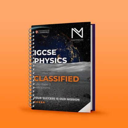 Cambridge Pre-IG  Physics (0625/0972) Classified Paper 3,6 With MS Mahmoud Noor