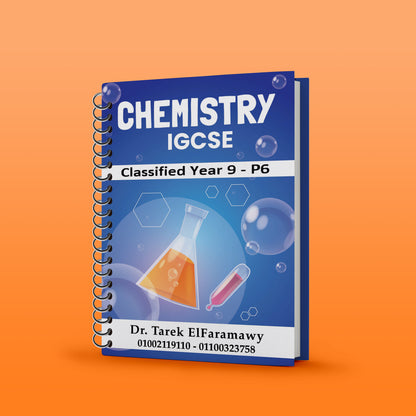 Cambridge Pre - IG Chemistry Classified with Answers , Past Papers & Notes Package -  Dr. Tarel El-Faramawy ( 2026 )
