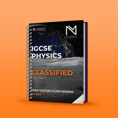 Cambridge Pre-IG  Physics (0625/0972) Classified Paper 3,6 With MS Mahmoud Noor