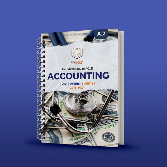 Edexcel A.2 Accounting  (WAC12) P.P Unit: 2 From: 19-24.