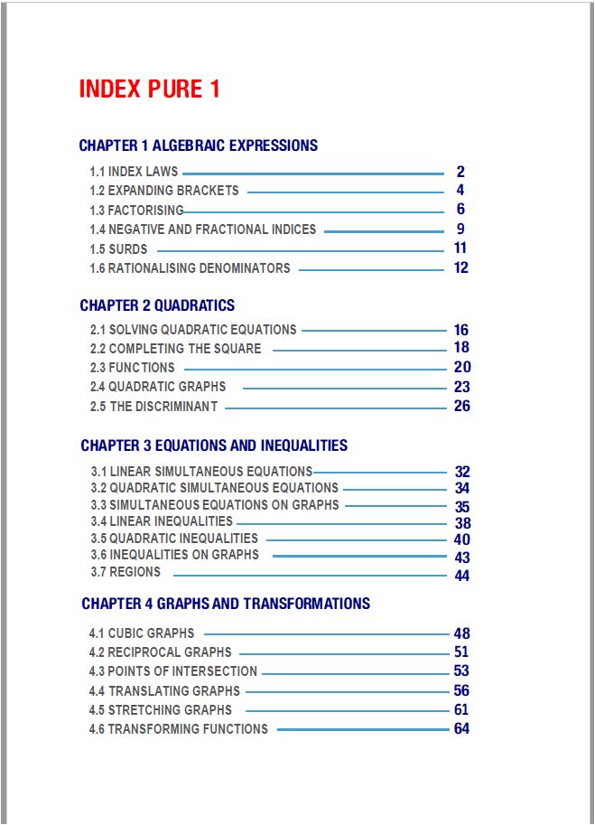 Edexcel A.S Maths (WMA11-WMA12) Pure 1,2 Notes,Classified Amr Montasser