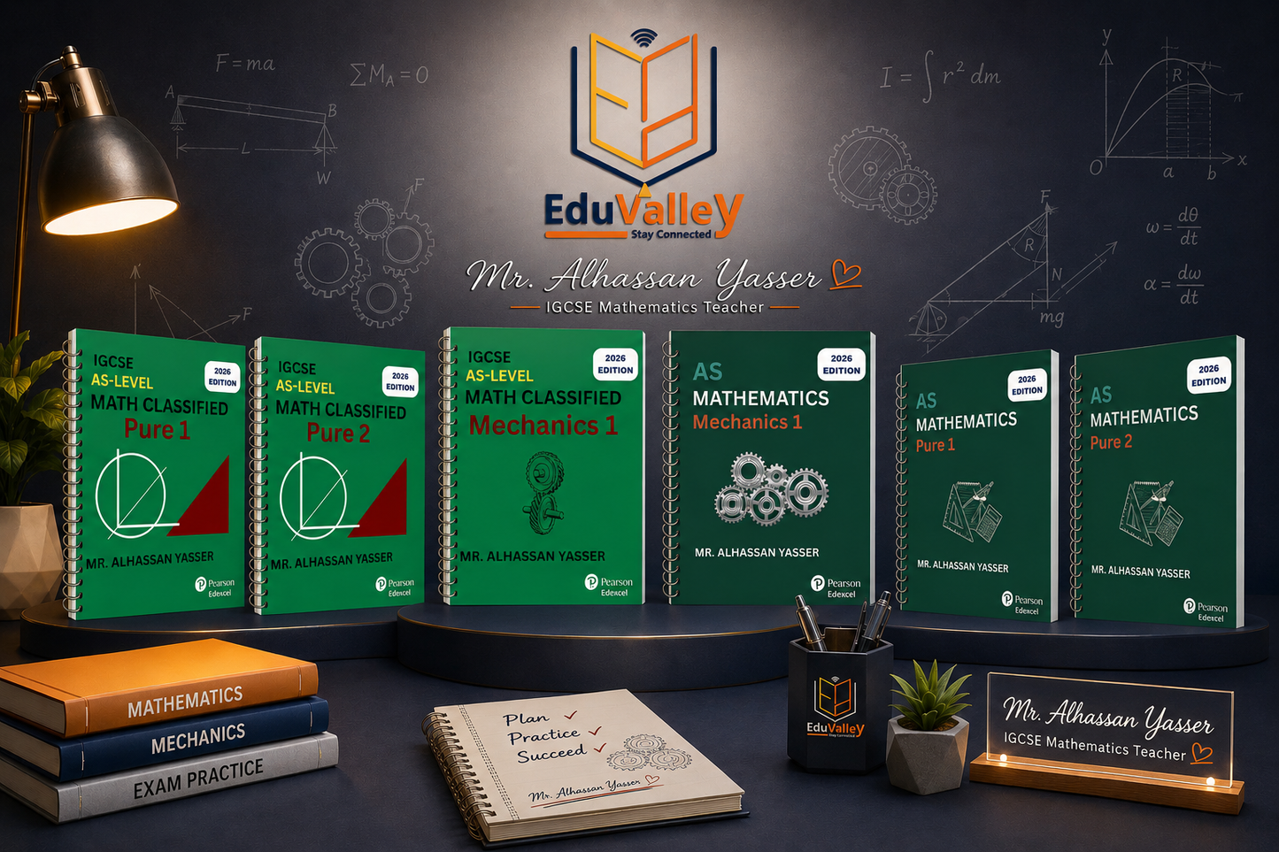 Edexcel IAS Mathematics | Pure Mathematics P1 & P2, M1 Classified Questions | Mr. Alhassan Yasser | 2026–2027