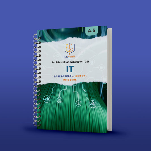 Edexcel A.S IT (WIT1) P.P Unit: 1,2 From 19-24.