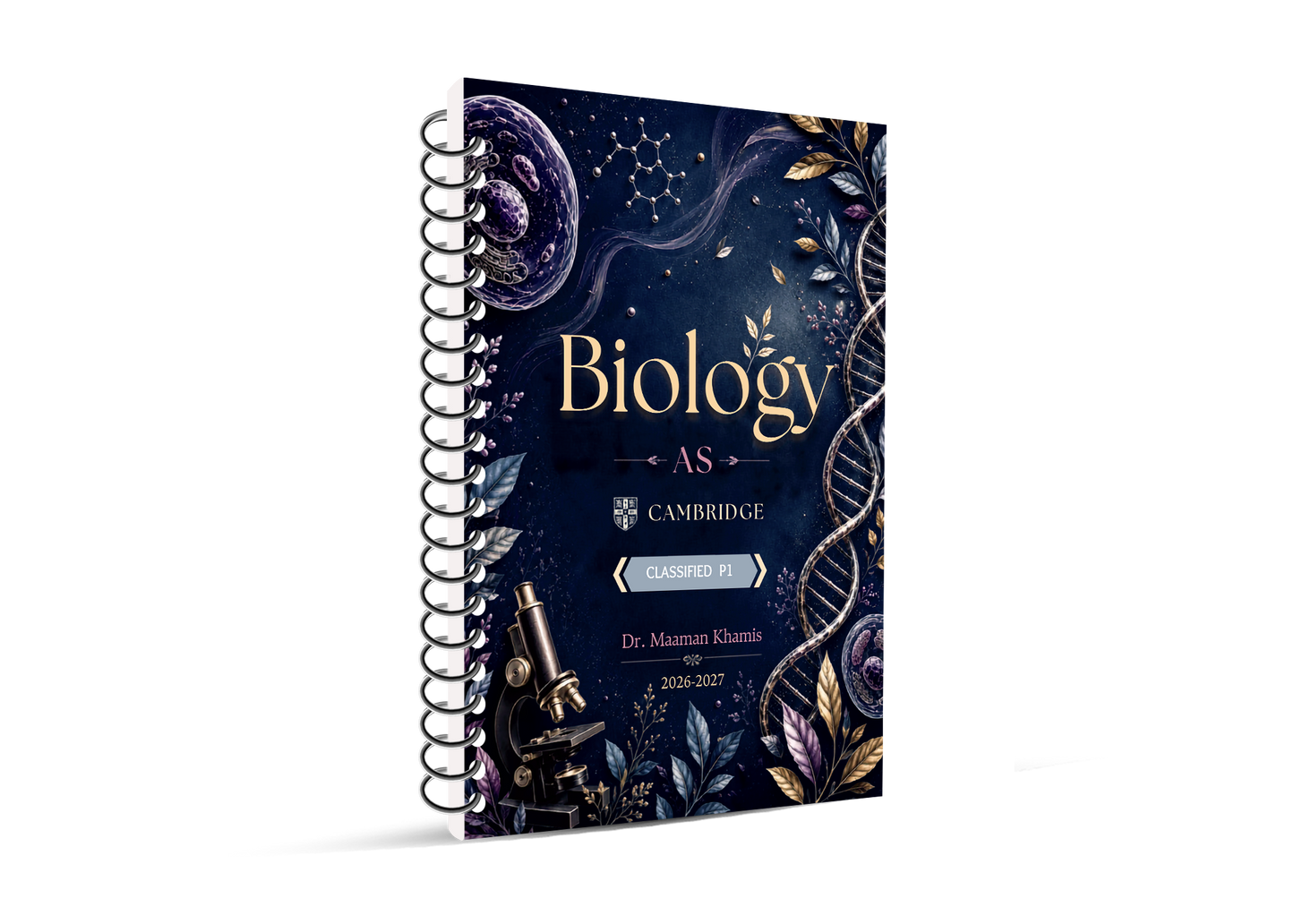 Cambridge AS Level Biology (9700) Classified P1&2 WITH Mark Scheme  | Dr. Maaman Khamis 2026-2027
