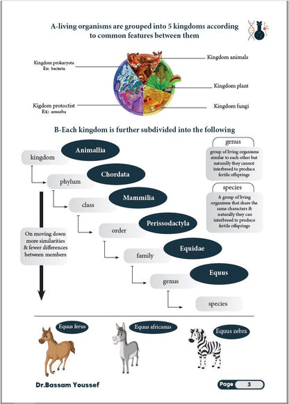 Cambridge O.L  Biology (0610/0970) Notes Part 1 Dr Bassam Youssef