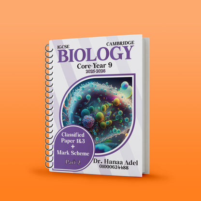 Cambridge Pre-IG Biology (0620/0971) Classified Paper 1&3  Dr.Hanaa Adel  2026