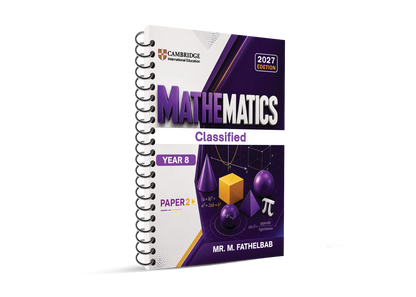 YEAR 8 Science - Math Package British School in Cairo
