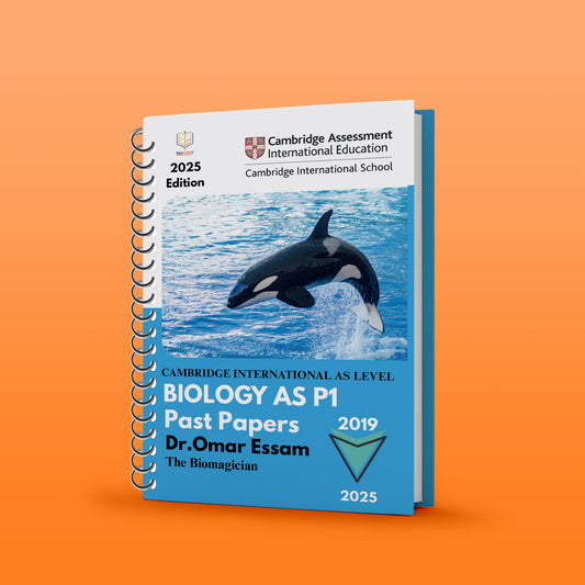 Cambridge A.S Biology (9700) PAST Paper: 1,2 From 19-25 All Variants. With Qr Mark Scheme omar essam