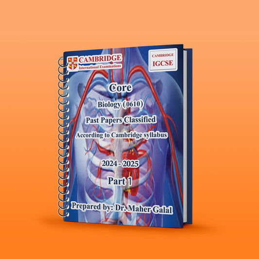 Cambridge Pre-IG Biology (0610/0970) Classified With M.S Maher Galal