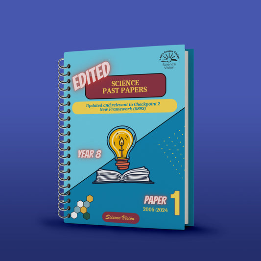 Cambridge Checkpoint 2 Year 8 (Science Vision Complete Bundle (Edited Past Papers + Progressions + Exam Book ) (0893) QR MS Hanaa Adel - Basma El Wakil Sara Elfakharany