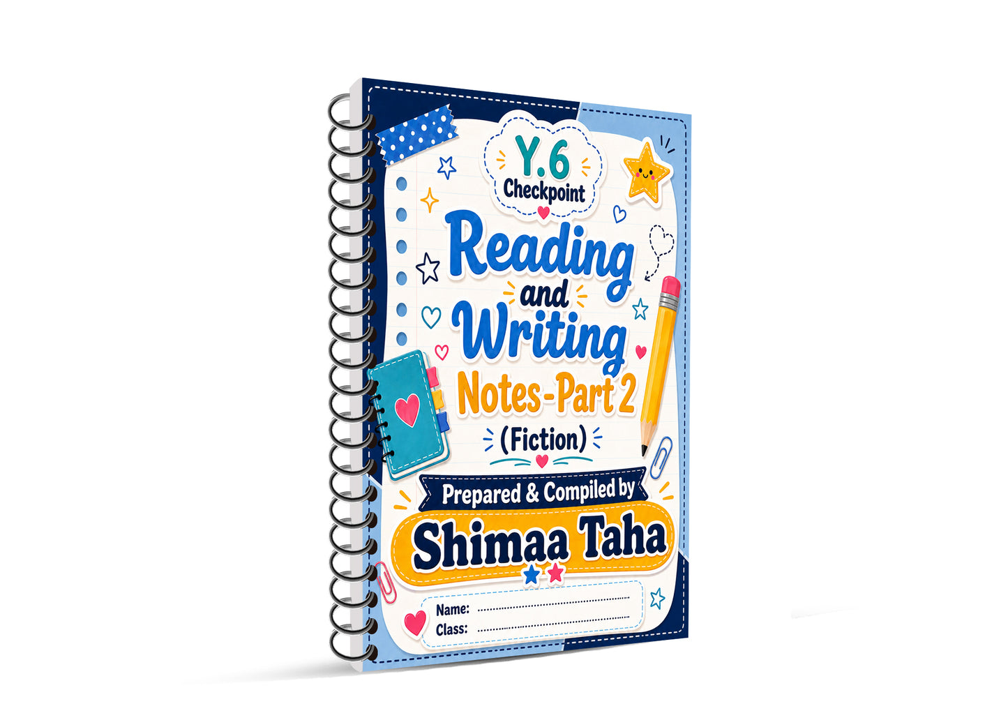 Cambridge Primary Year 6 English (0844/0058 Notes Fiction & Non Fiction & Mark Scheme - Shaimaa Taha 2026-2027