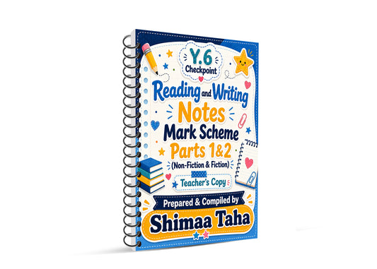 Cambridge Primary Year 6 English (0844/0058 Notes Fiction & Non Fiction & Mark Scheme - Shaimaa Taha 2026-2027