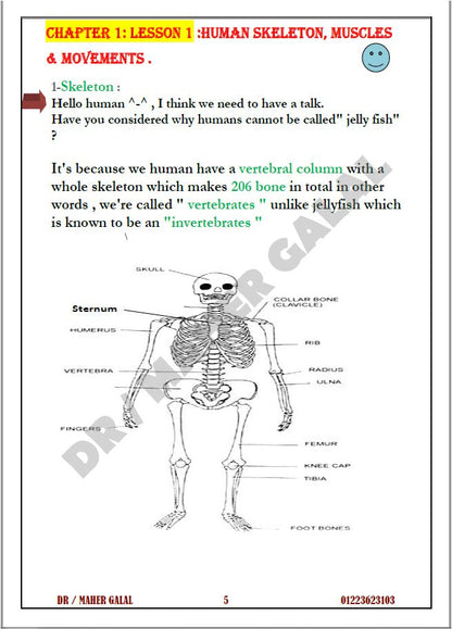 Cambridge Checkpoint 2 Year 8 Science (0893) Revision Work sheets Maher Galal
