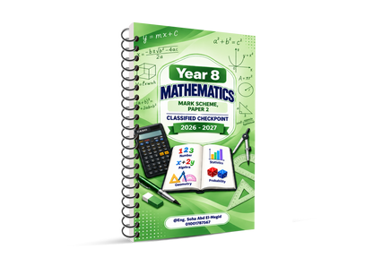 Cambridge Primary Year 8  Math Notes, Classified With Mark Scheme Eng. Soha Abd El-Megid 2026-2027