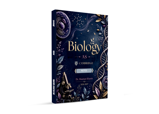 Cambridge AS Level Biology (9700) Study Notes | Dr. Maaman Khamis 2026-2027