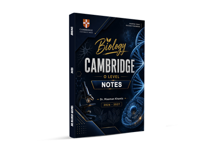 Cambridge O Level Biology (0610/0970) Study Notes, Classified with qr ms | Dr. Maaman Khamis 2026-2027