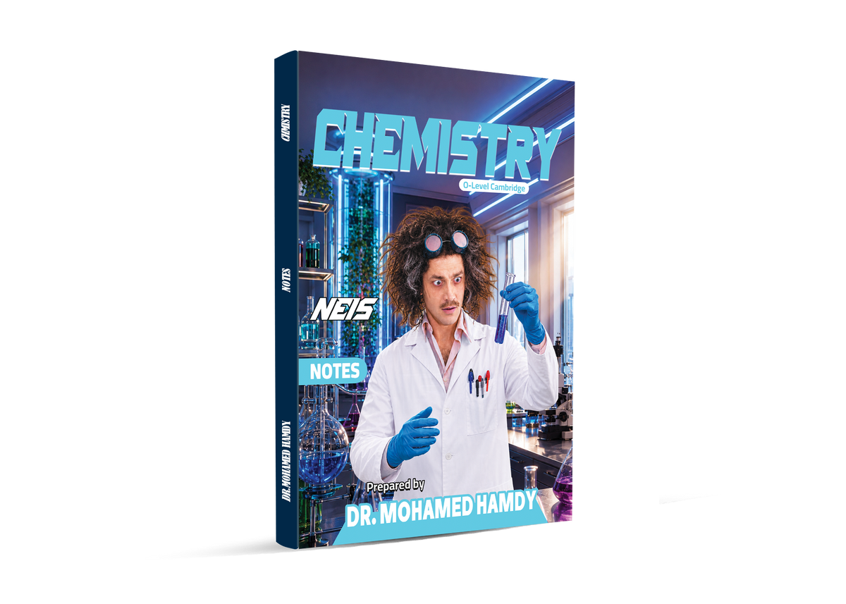Cambridge Level 1 Chemistry Study Notes, Classified Dr. Mohamed Hamdy 2026-2027 مدارس النيل