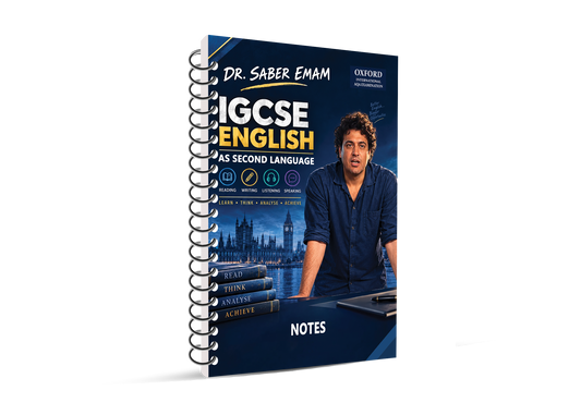 Oxford AQA English as a second language Package Dr Saber Imam 2026-2027