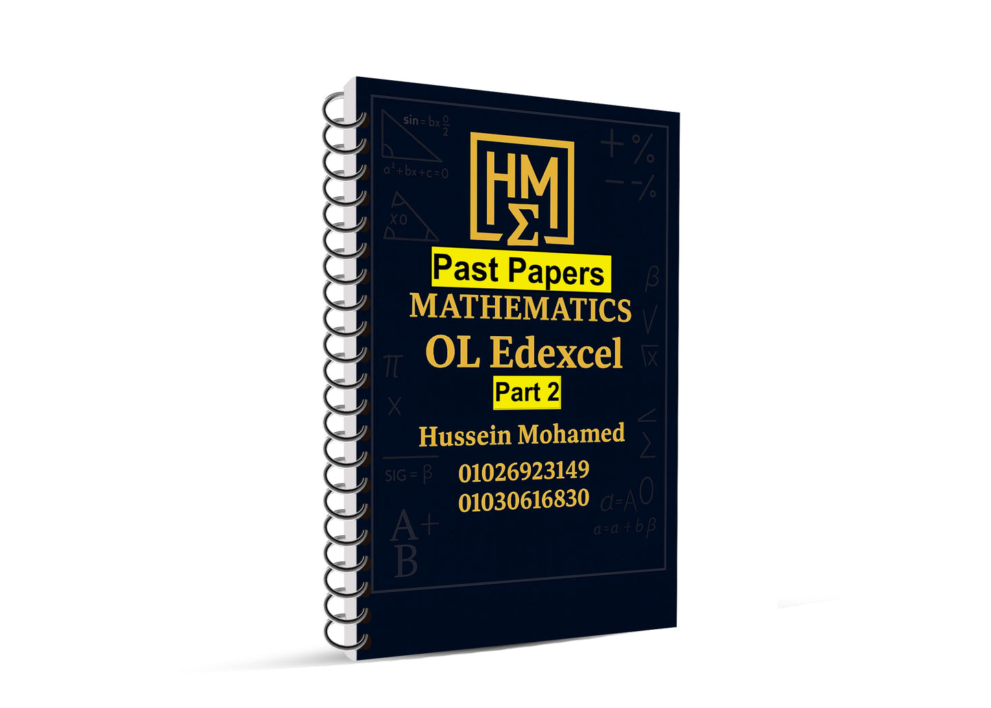 Edexcel O.L Maths Linear A (4MA1 /2H) Past Papers With Mark Scheme Dr. Hussein Mohamed 2026-2027