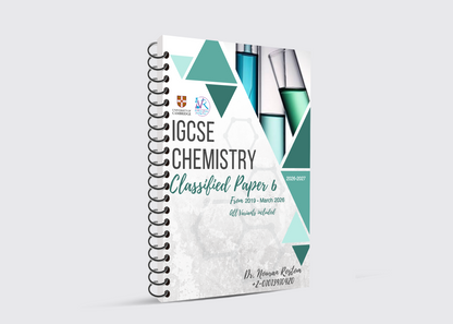 Cambridge O.L Chemistry (0620-0971)– Classified With Mark Scheme by Dr. Nouran Rostom (2026–2027 Edition)