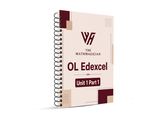 Edexcel O.L Maths Modular (4XMA1 ) Claassified Unit 1,2 Eng. Walid Hamza 2026-2027