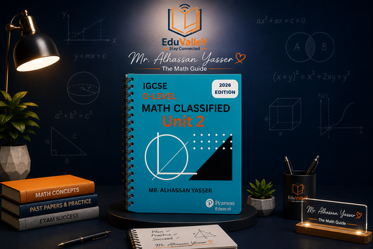 Edexcel O Level Maths A Modular Unit 2H Classified with Mark Scheme | Mr. Alhassan Yasser 2026-2027