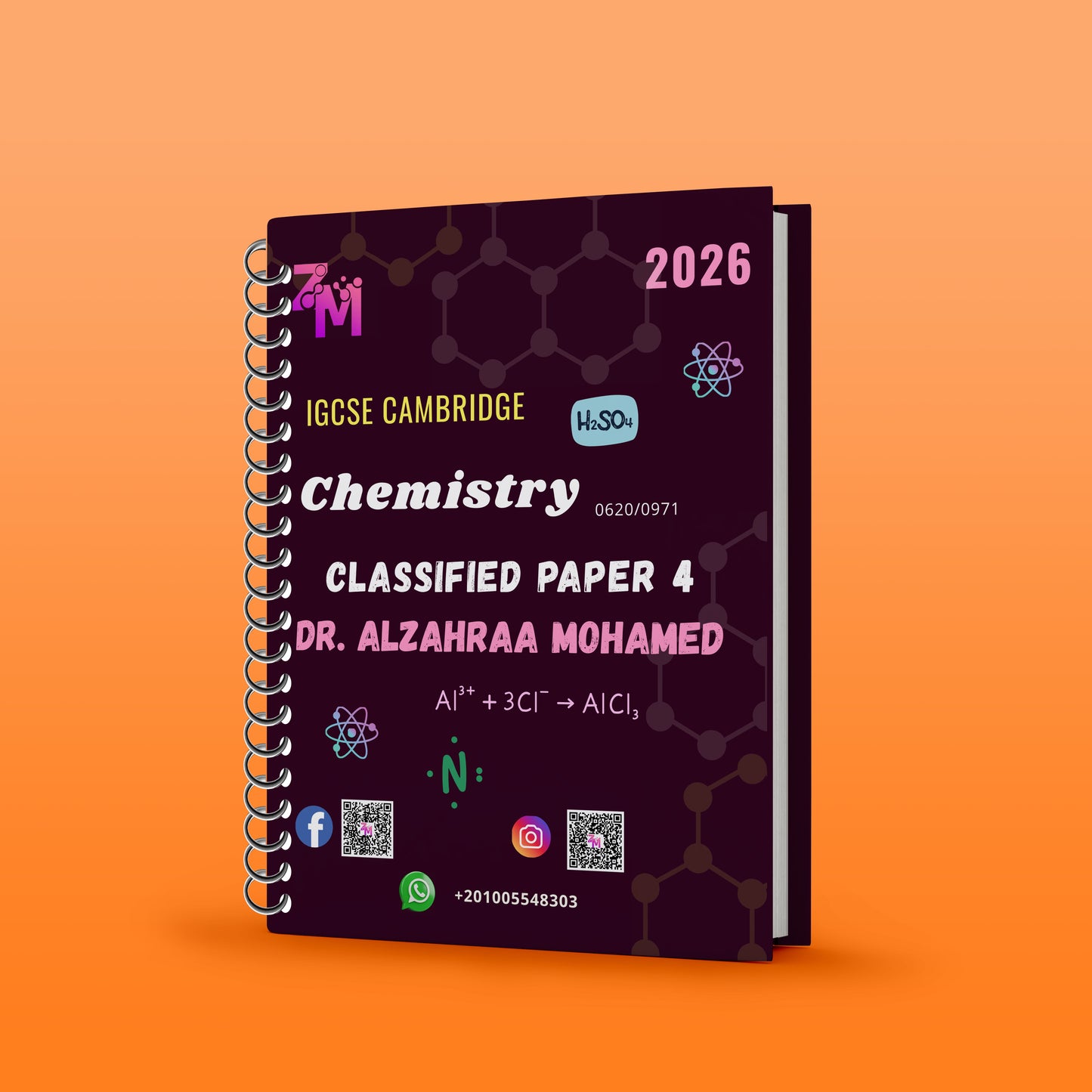 Cambridge O.L Chemistry (0620/0971) CLASSIFIED WITH MARK SCHEME Dr. Al-Zahraa Mohamed 2026