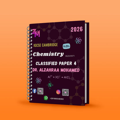 Cambridge O.L Chemistry (0620/0971) CLASSIFIED WITH MARK SCHEME Dr. Al-Zahraa Mohamed 2026