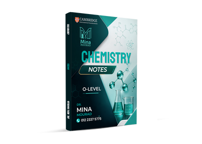 Cambridge O.L Chemistry (0620/0971) Study Notes , Classified Mina Mourad 2026-2027