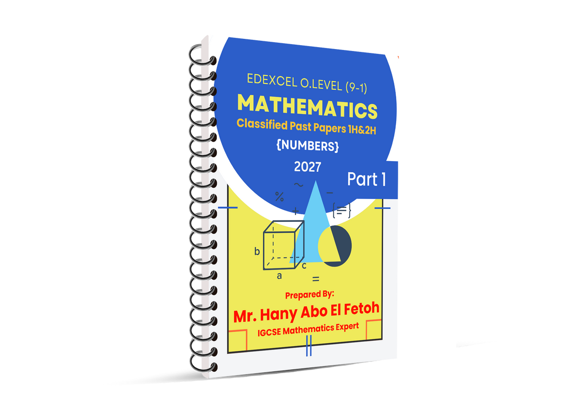 Edexcel O.L Math Classified Mr. Hani Aboelfetouh 2026-2027