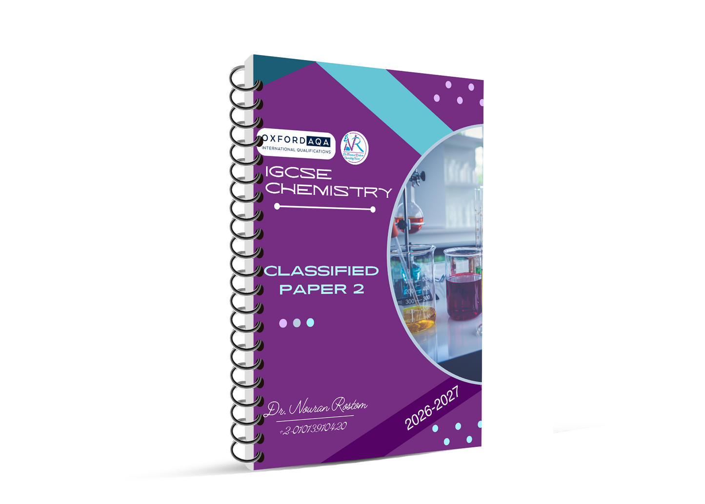 Oxford AQA O.L Chemistry – Classified With Mark Scheme by Dr. Nouran Rostom (2026–2027 Edition)
