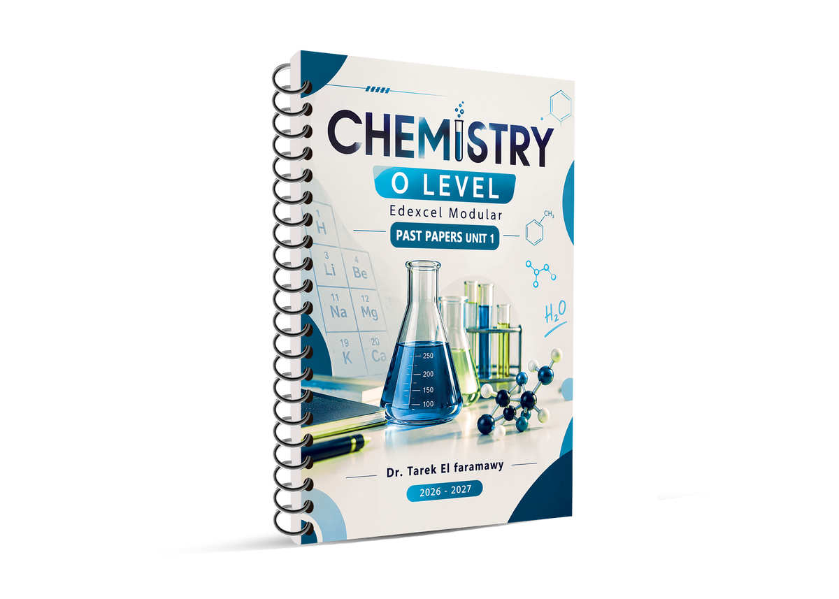 Edexcel O.L Chemistry Classified & Notes & Past Papers  Unit 1  Dr. Tarek Elfaramawy 2026-2027