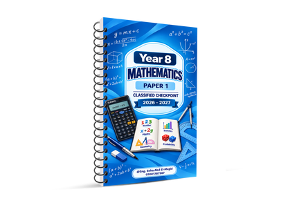 Cambridge Primary Year 8  Math Notes, Classified With Mark Scheme Eng. Soha Abd El-Megid 2026-2027