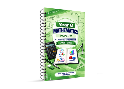 Cambridge Primary Year 8  Math Notes, Classified With Mark Scheme Eng. Soha Abd El-Megid 2026-2027