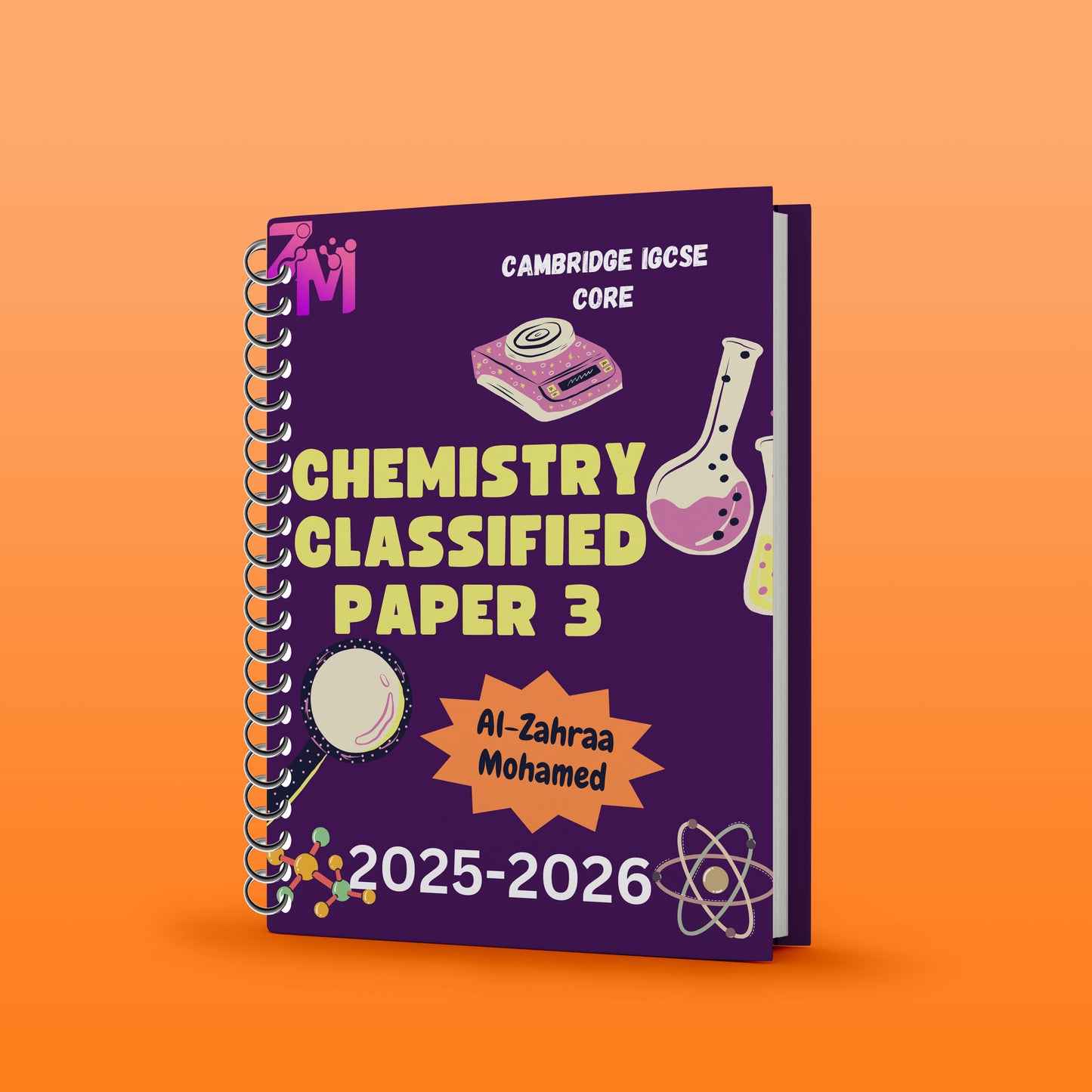 Cambridge Pre-IG Chemistry (0620/0971) CLASSIFIED WITH MARK SCHEME Dr. Al-Zahraa Mohamed 2026