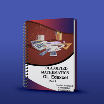 Edexcel O.L Maths A (4MA1/1H,2H) Classified With Mark Scheme (QR videos Answers) Eng. Hussien Mohamed