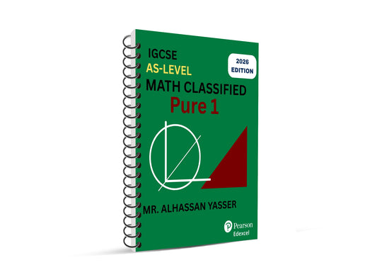 Edexcel IAS Mathematics | Pure Mathematics P1 & P2, Classified Questions | Mr. Alhassan Yasser | 2026–2027