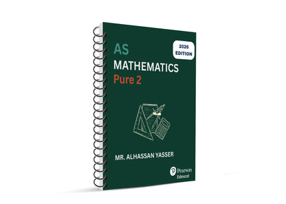 Edexcel IAS Mathematics | Pure Mathematics P1 & P2, M1 — Study Notes & Classified Questions | Mr. Alhassan Yasser | 2026–2027