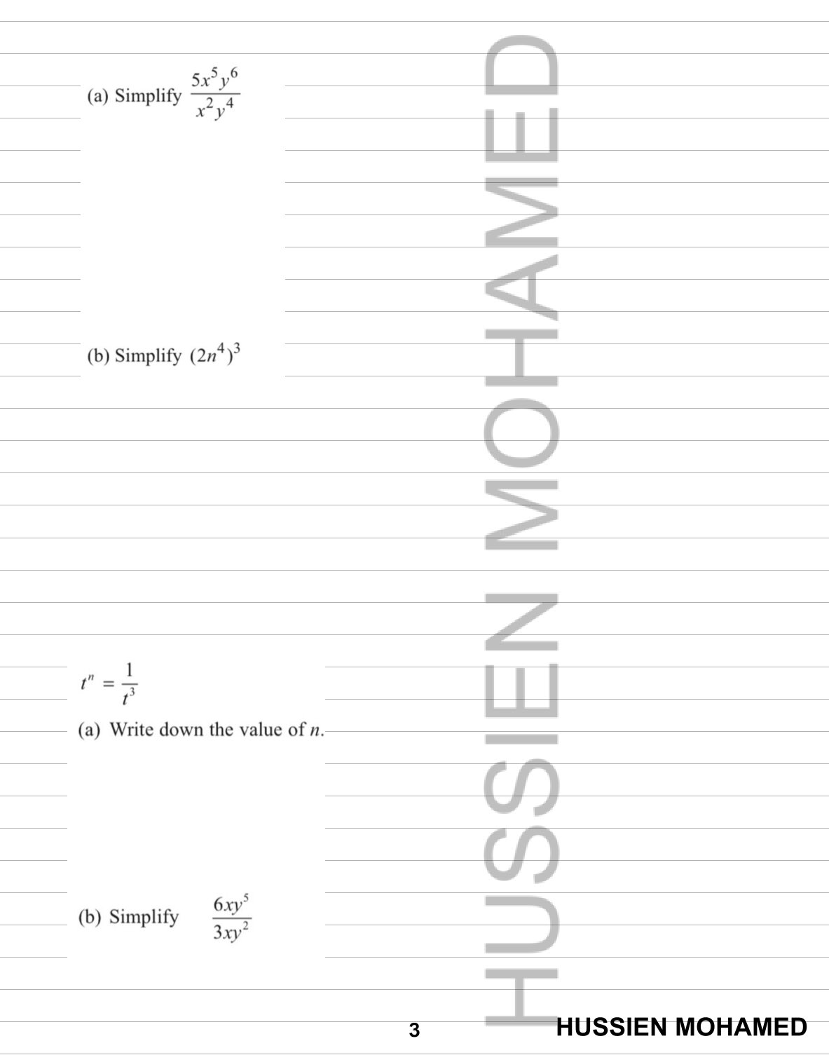 Edexcel O.L Maths A (4MA1/1H,2H) Classified With Mark Scheme (QR videos Answers) Eng. Hussien Mohamed
