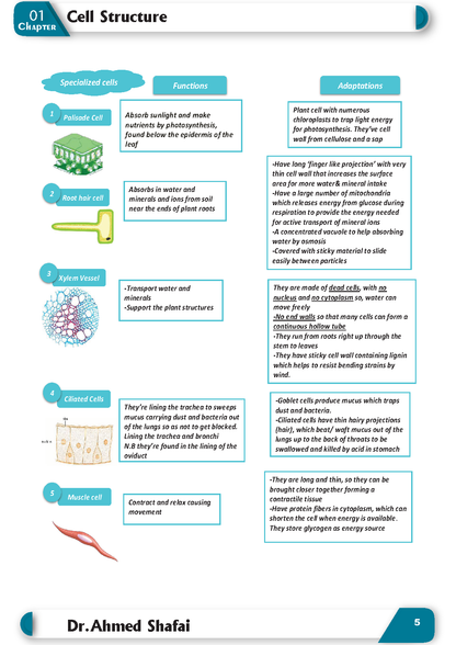 Cambridge O.L Biology (0610/0970) Package Notes, Classified, P.P With Qr.MS Ahmed Shafai 2026